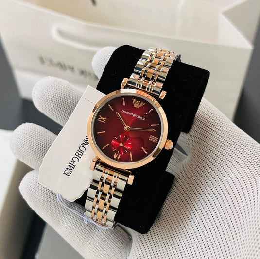 Emporio Armani Slim Red Dial