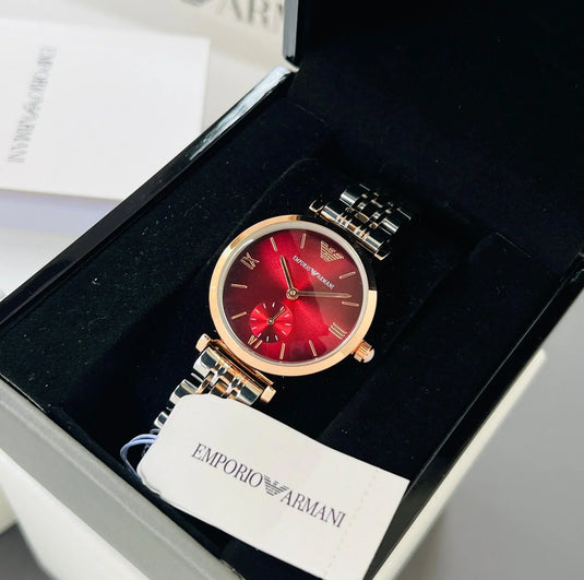Emporio Armani Slim Red Dial