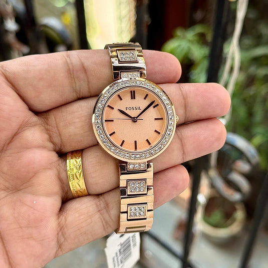 Fossil Karli BQ3181 Rose Gold