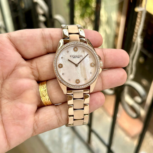 Coach Mother Pearl Analog